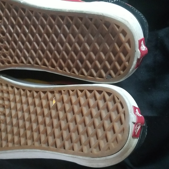 Vans Mens Flame Old Skool Black with yellow sz. 12 - Picture 9 of 16